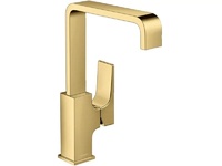 Смесителна батерия за мивка Metropol 230 Polished Gold